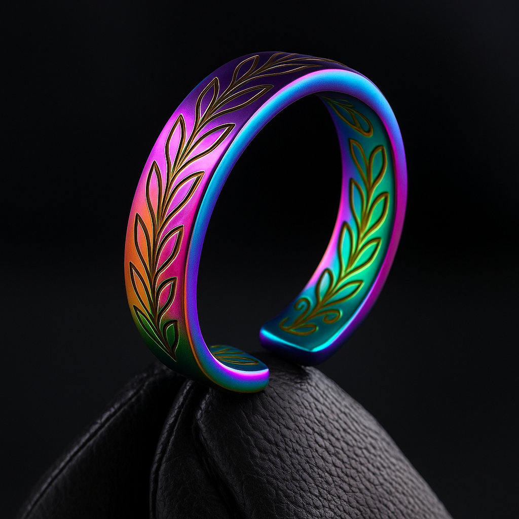 Enchanted Aurora Vine Spoon Ring
